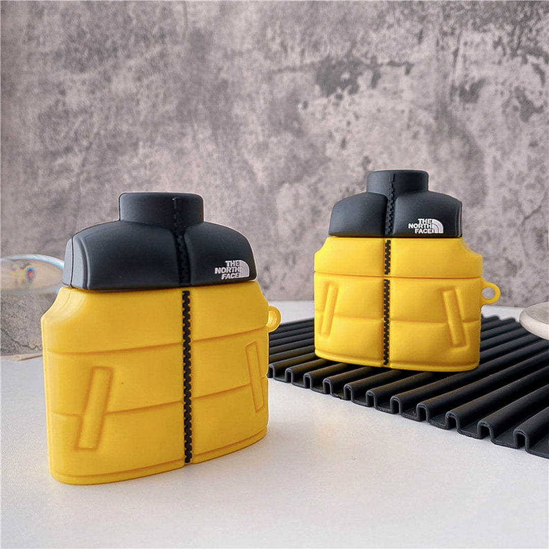 Airpods Encase Northface Yellow