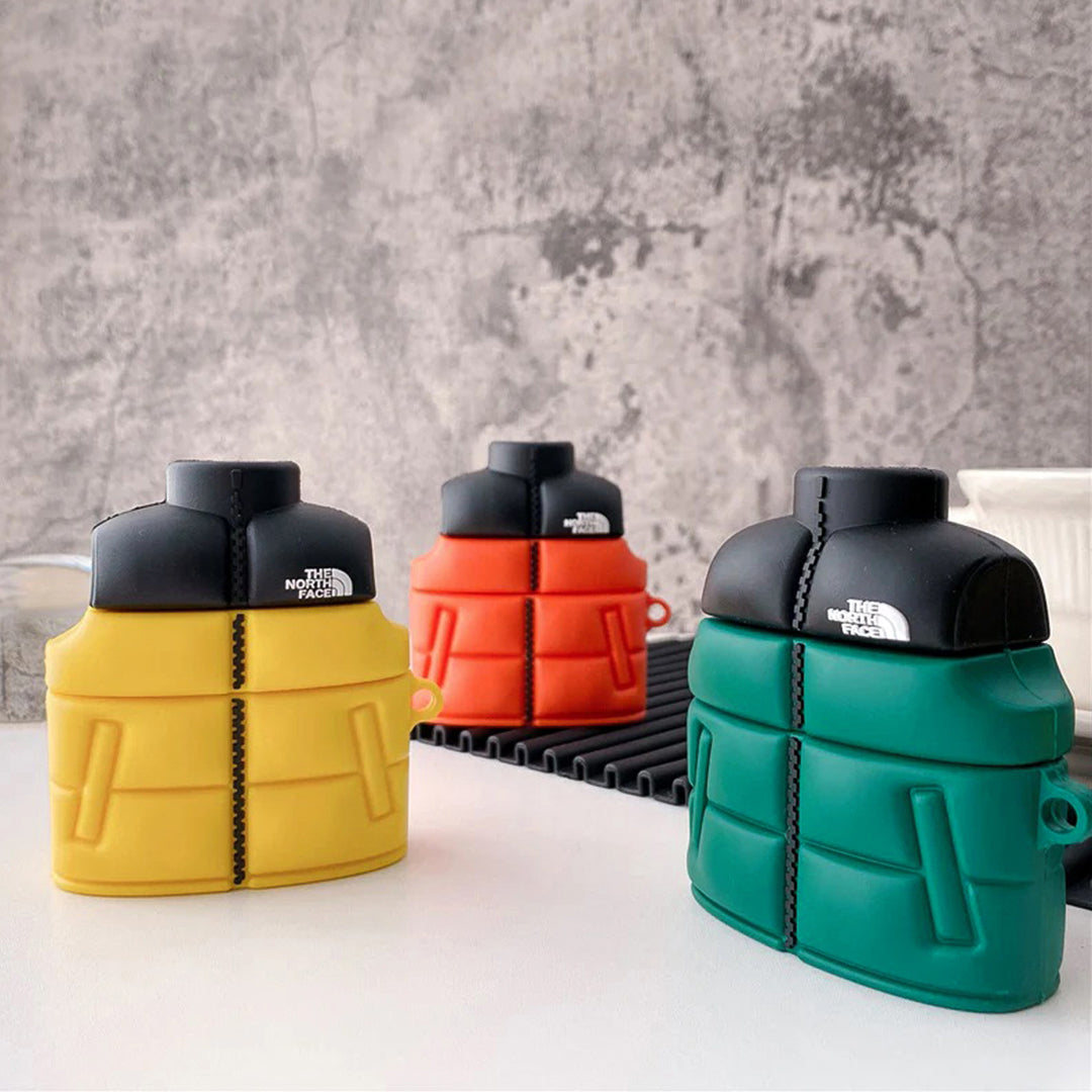 Airpods Encase Northface Yellow